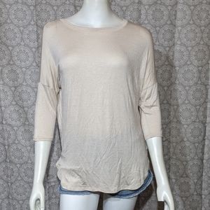Cream Basic Blouse NWOT